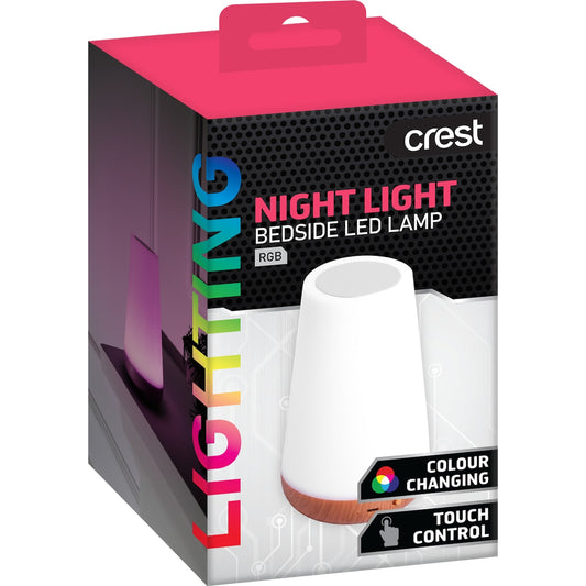Crest Night Light Bedside Lamp Each