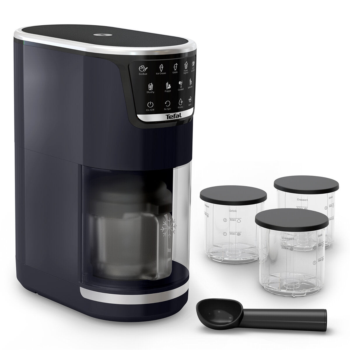 Tefal Dolci Ice Cream Maker Nesquik Bundle NQ32IG6048 Black