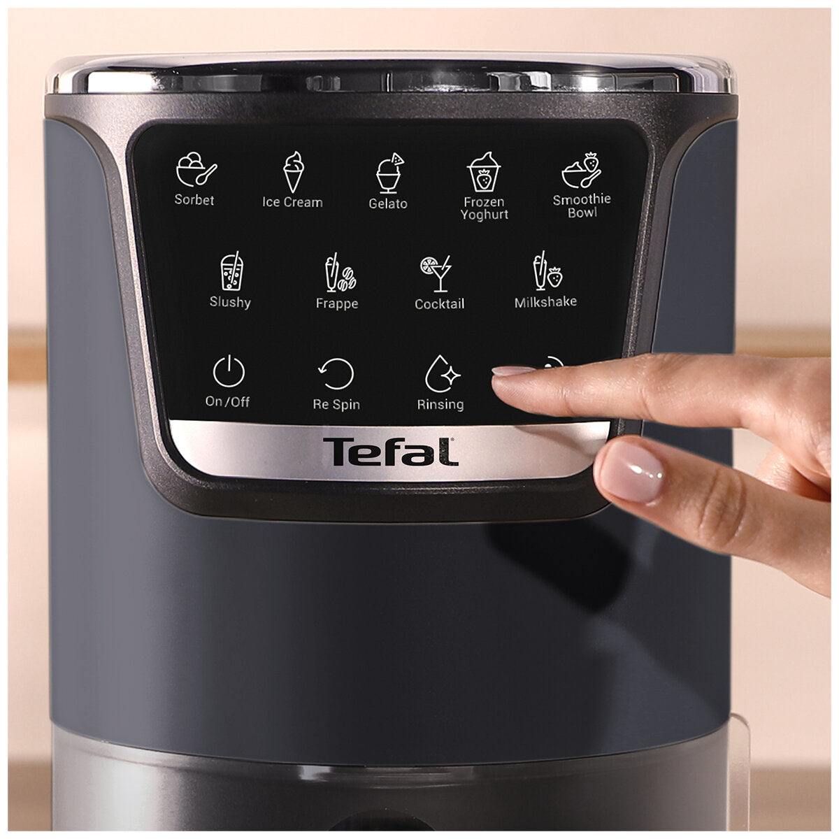 Tefal Dolci Ice Cream Maker Nesquik Bundle NQ32IG6048 Black