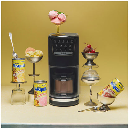 Tefal Dolci Ice Cream Maker Nesquik Bundle NQ32IG6048 Black
