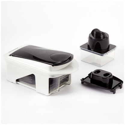 Miu Vegetable Chopper and Slicer 11-Piece Set 1968698 White Black