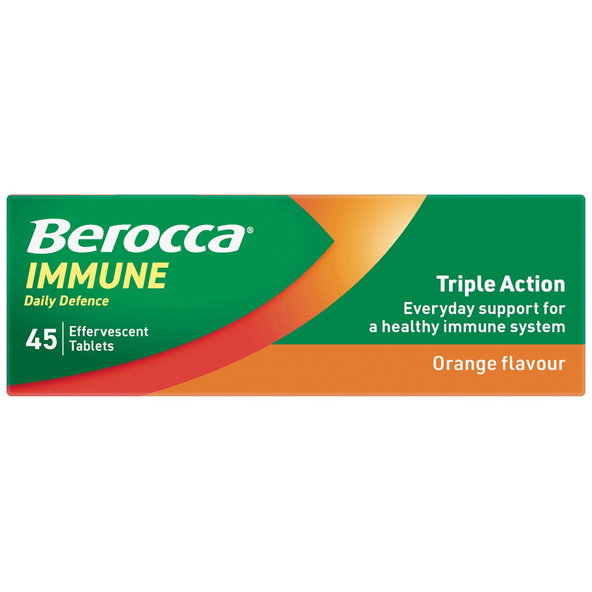 Berocca Immune Daily Defence Orange Effervescent Tablets 2 x 45