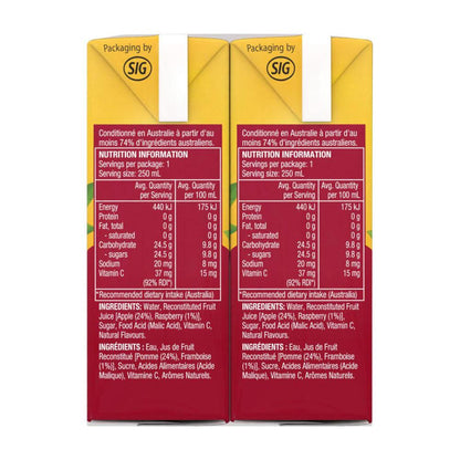 Golden Cire Tetra Drink Apple Raspberry 6 Pack - 1.5L