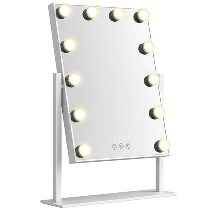 Sheffield Labs Broadway Vanity Mirror MR6012A LED Touch White Metal Glass