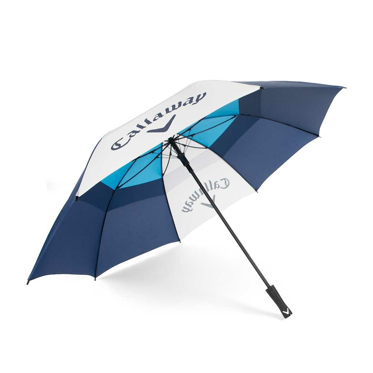 Callaway Auto Open Vented Golf Umbrella Navy/Black Polyester 157cm 2 Pack