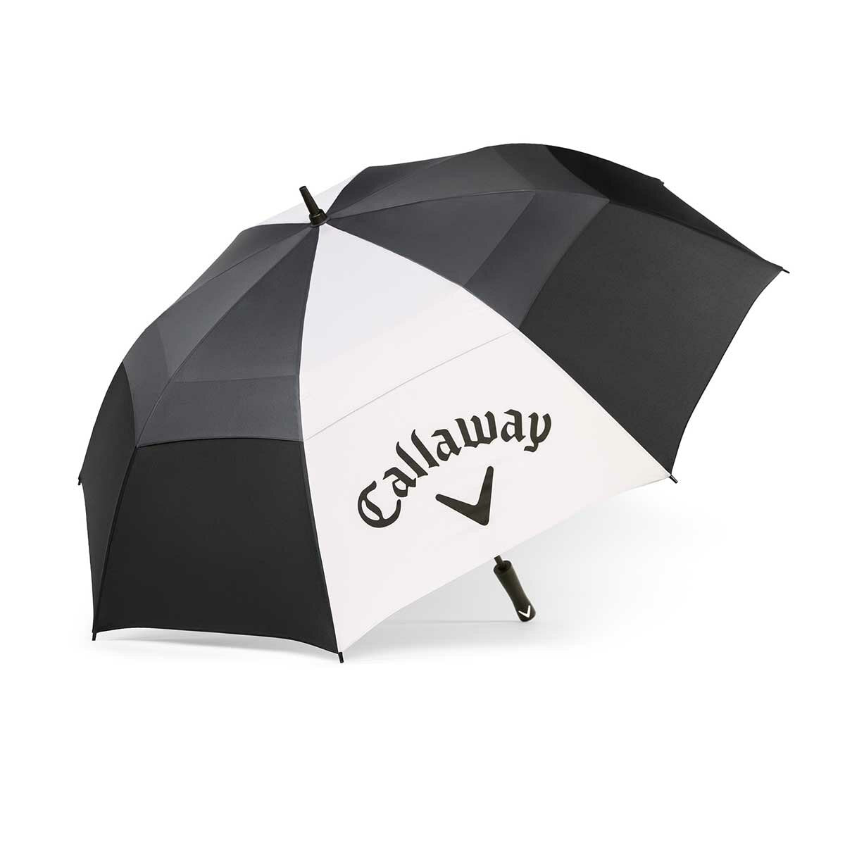 Callaway Auto Open Vented Golf Umbrella Navy/Black Polyester 157cm 2 Pack