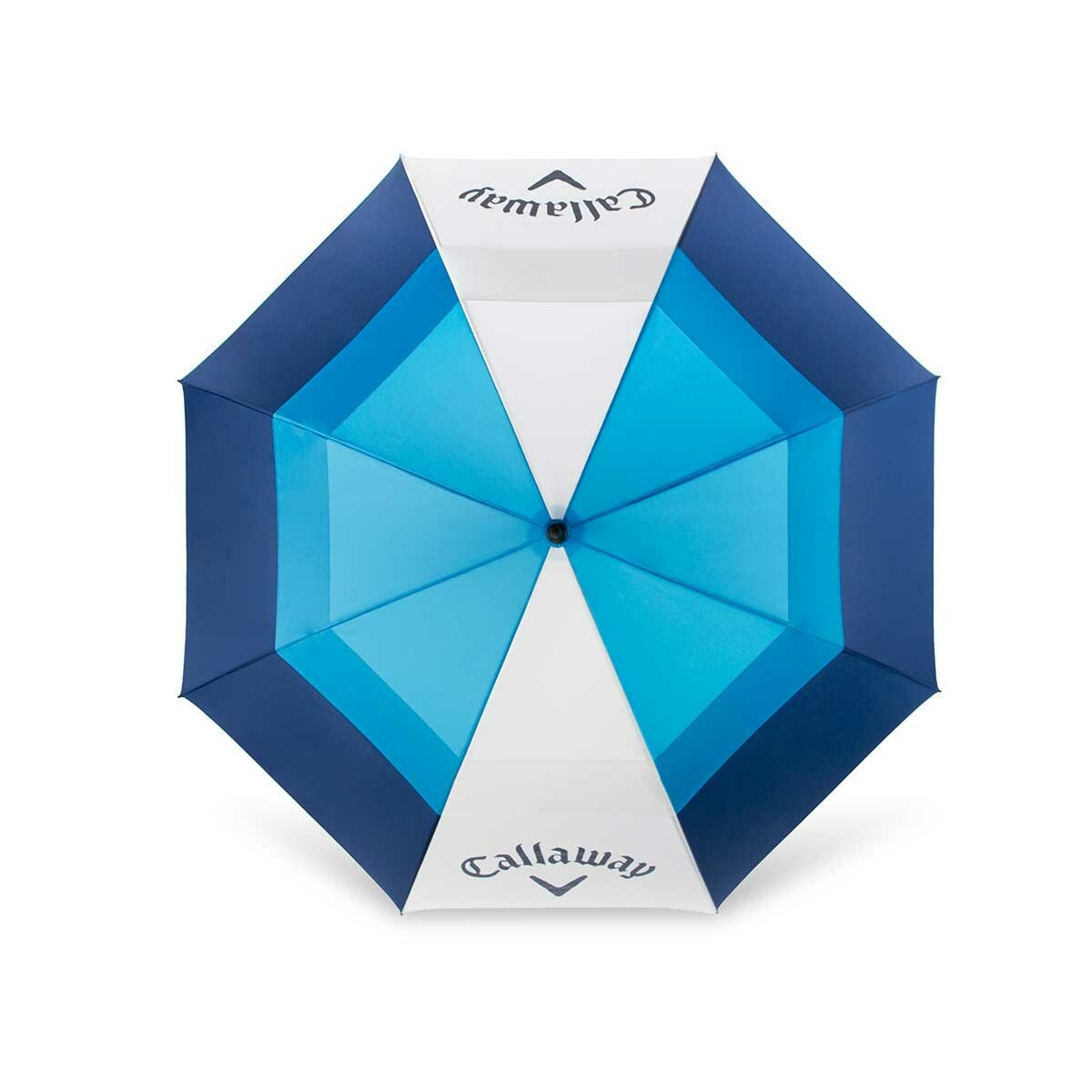 Callaway Auto Open Vented Golf Umbrella Navy/Black Polyester 157cm 2 Pack