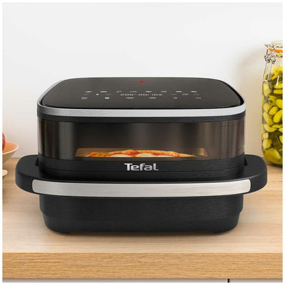 Tefal Easy Fry and Pizza XL Air Fryer FW4018 Black Compact 4.5L