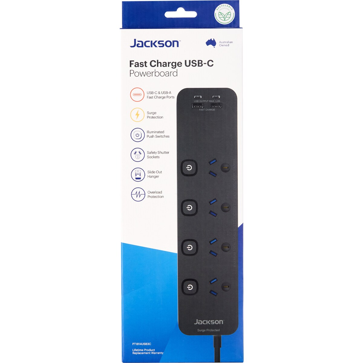 Jackson Fast Charge USB-C Powerboard each