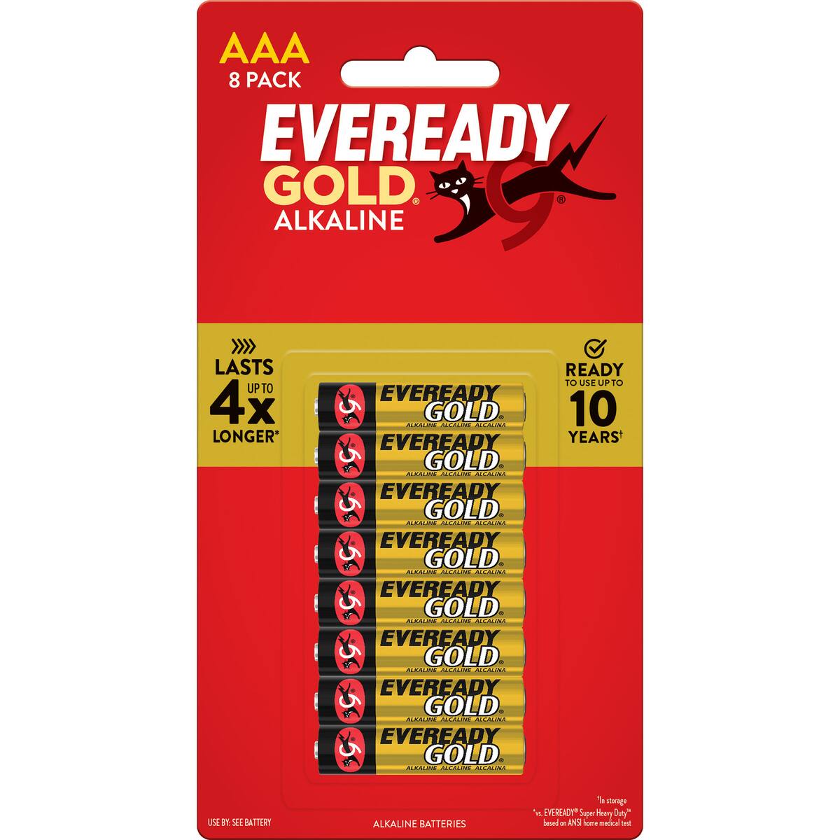 Eveready Gold Aaa Alkaline Batteries 8 Pack