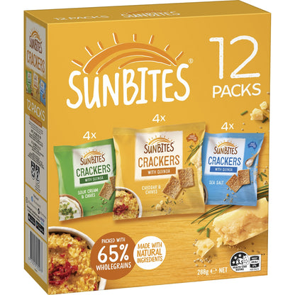 Sunbites Crackers Mix Variety 24g X 12 Pack