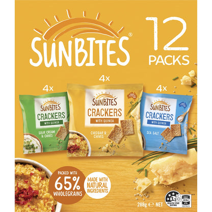 Sunbites Crackers Mix Variety 24g X 12 Pack