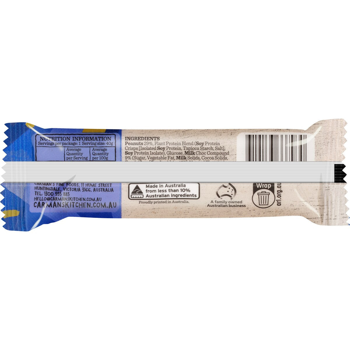Carmans Protein Bars Voilet Crumble Limited Edition 200g X 5 Pack