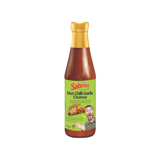 Sabrini Hot Chilli Garlic Chutney - 340g