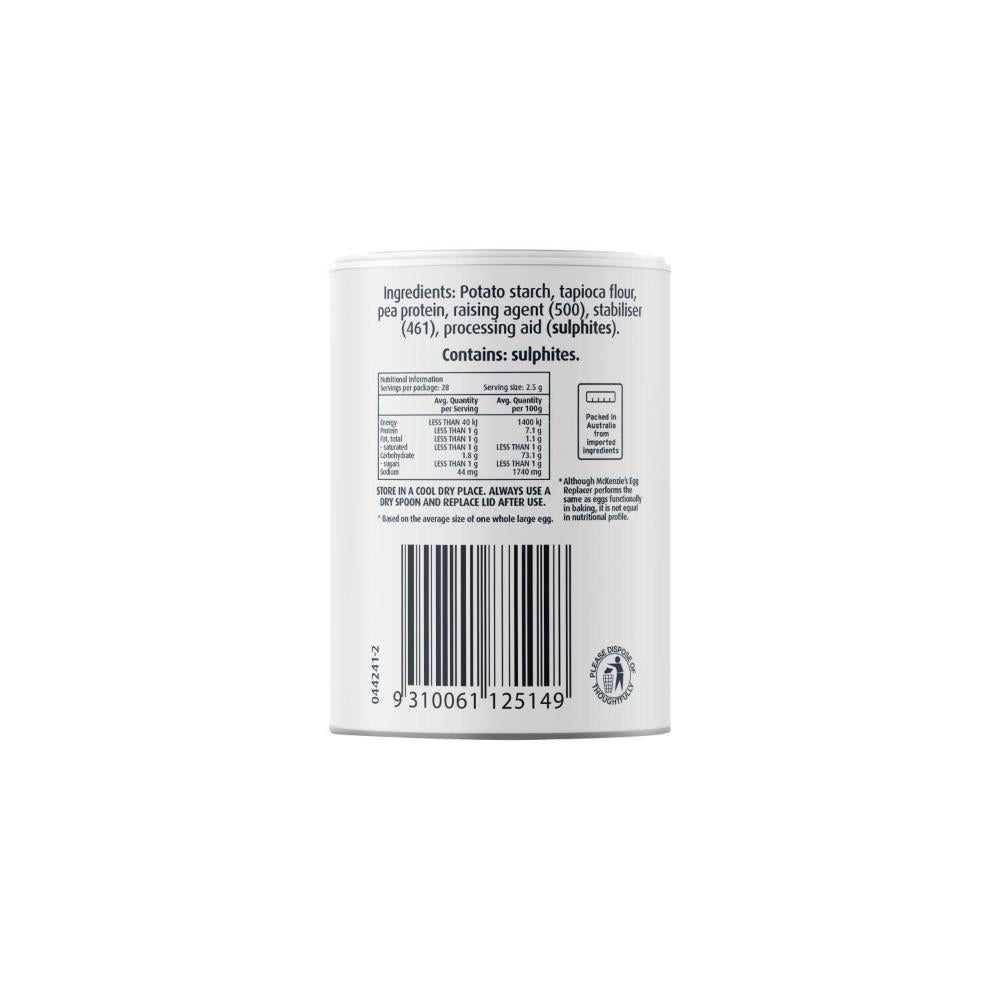 Mckenzie's Egg Replacer - 70g