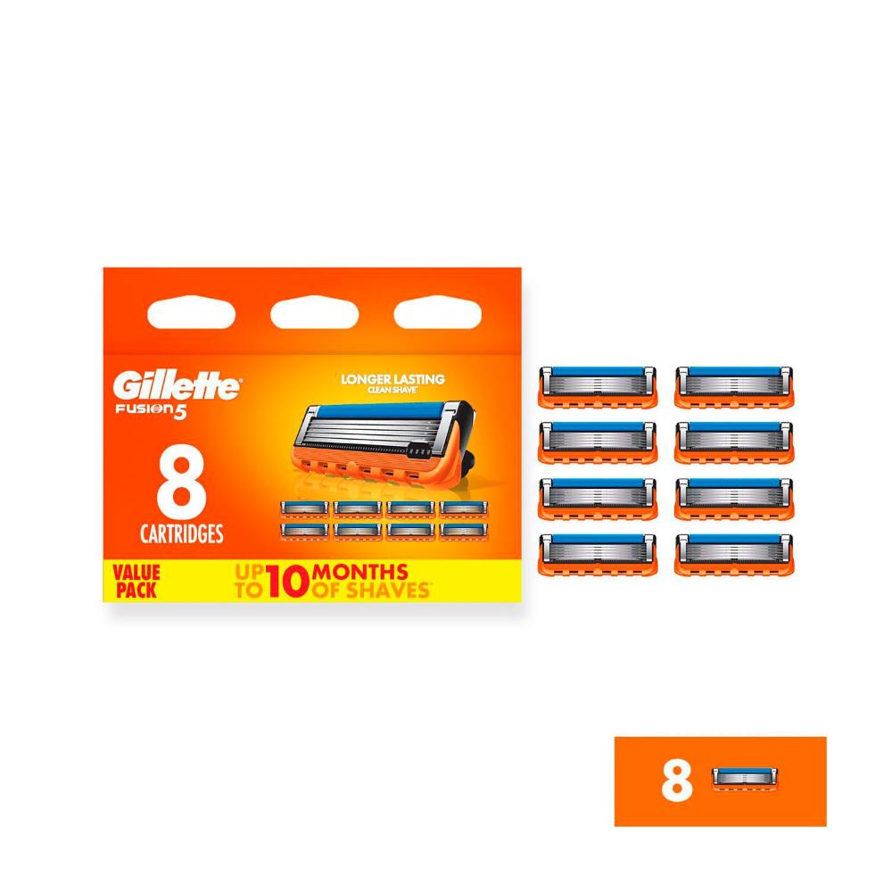 Gillette Fusion 5 Manual Razor Blades - 8 pack