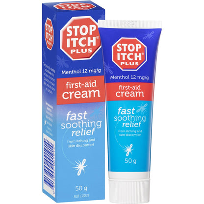 Stop Itch Plus Antiseptic First Aid Itch Cream 50g