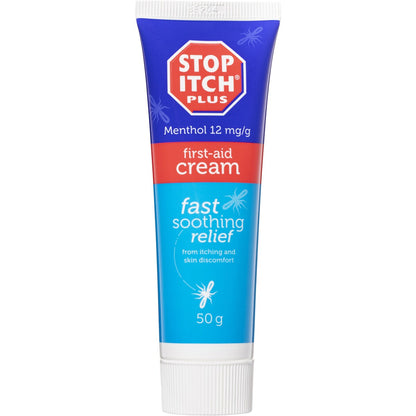 Stop Itch Plus Antiseptic First Aid Itch Cream 50g