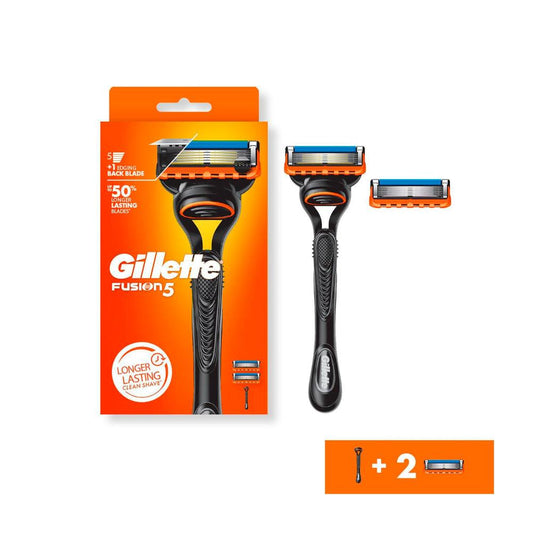 Gillette Fusion Razor Handle +2 Blade - 1 Each
