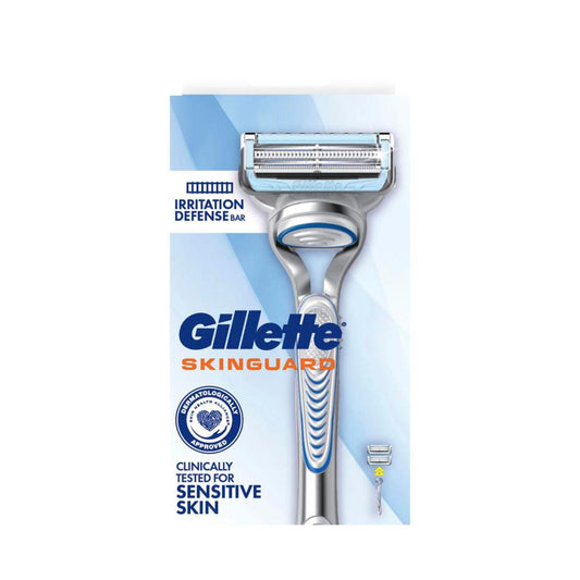 Gillette Skinguard Razor Handle +2 Blade Refill - 1 Each