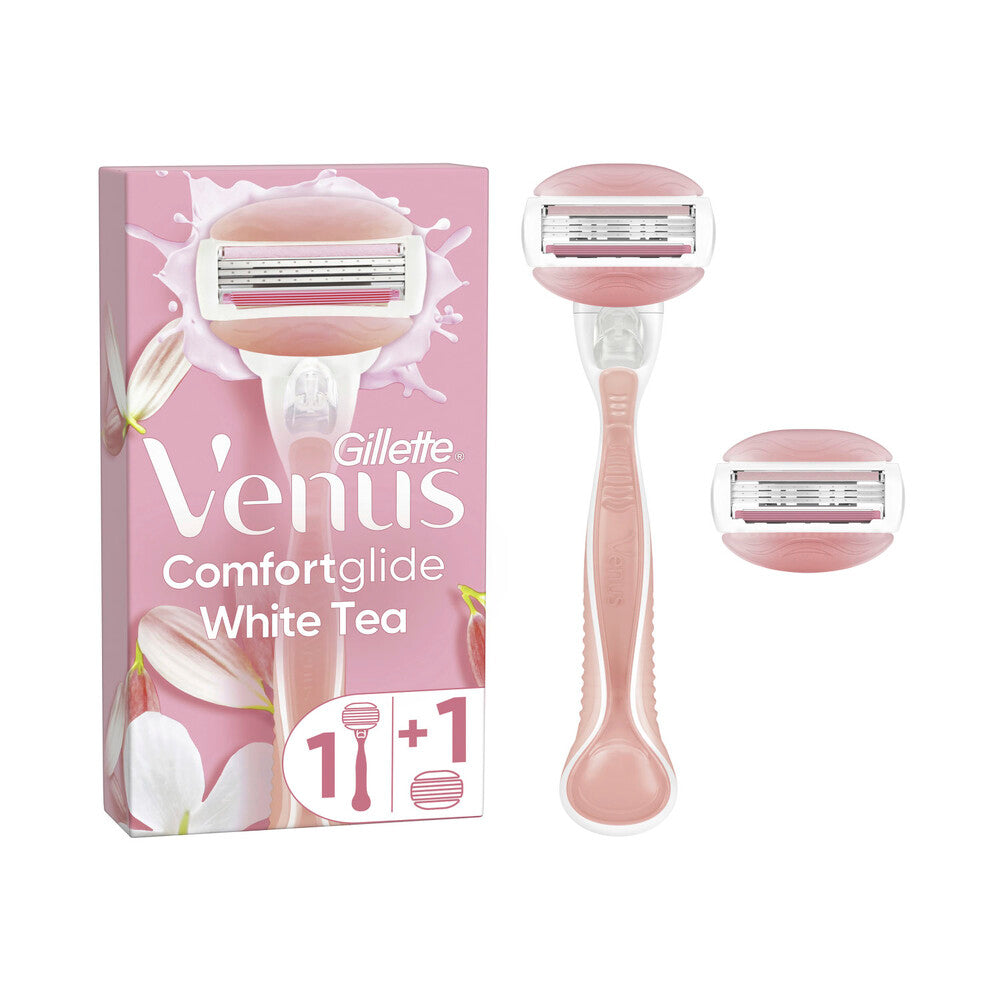 Gillette Venus Comfortglide White Tea Women's Razor +2 Blade - 1 Each
