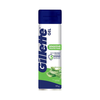 Gillette Sensitive Skin Soothing Aloe Vera Shave Gel - 195g