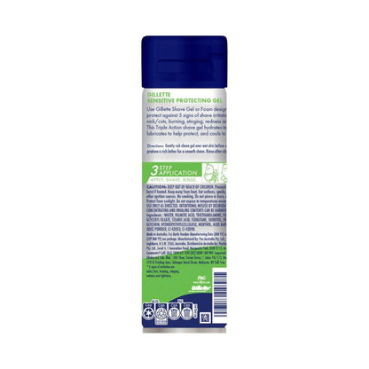 Gillette Sensitive Skin Soothing Aloe Vera Shave Gel - 195g