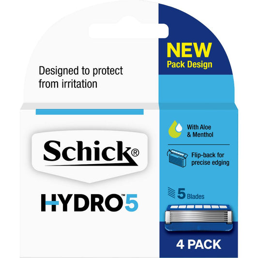 Schick Hydro 5 Razor Refill 4 Pack