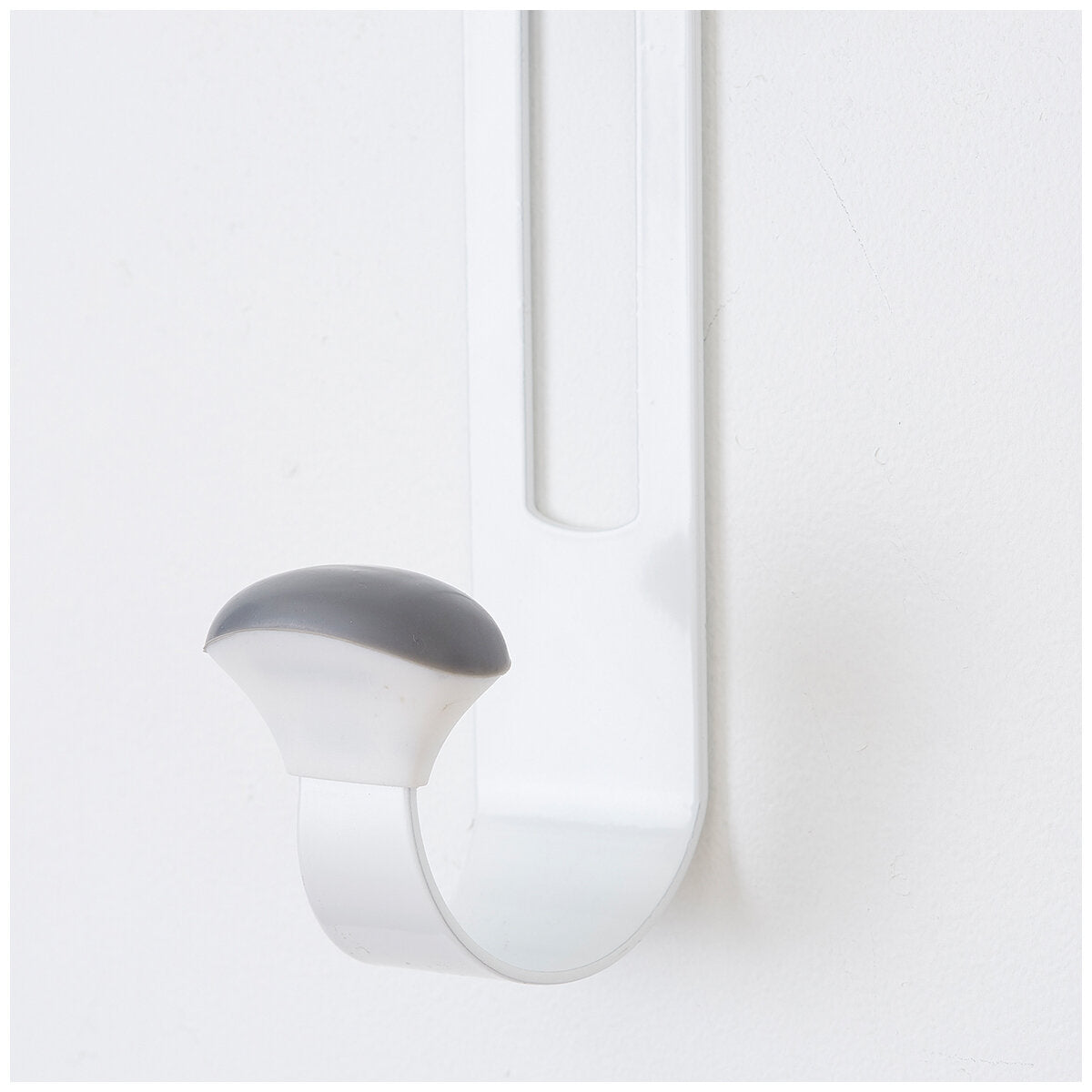 Neatfreak Over the Door Non-Slip Hook Set of 3 Heavy-Duty White Metal