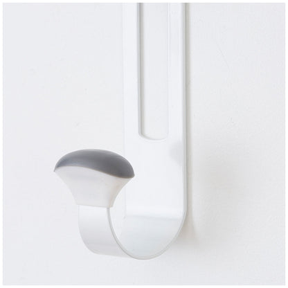Neatfreak Over the Door Non-Slip Hook Set of 3 Heavy-Duty White Metal