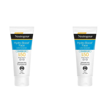 Neutrogena Hydroboost Sun Lotion SPF 50 with Hyaluronic Acid 2 x 85mL