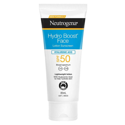 Neutrogena Hydroboost Sun Lotion SPF 50 with Hyaluronic Acid 2 x 85mL