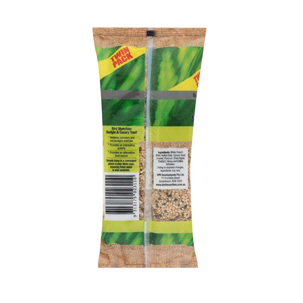 Bird Munchies Twin Pack Budgie Treat - 220g