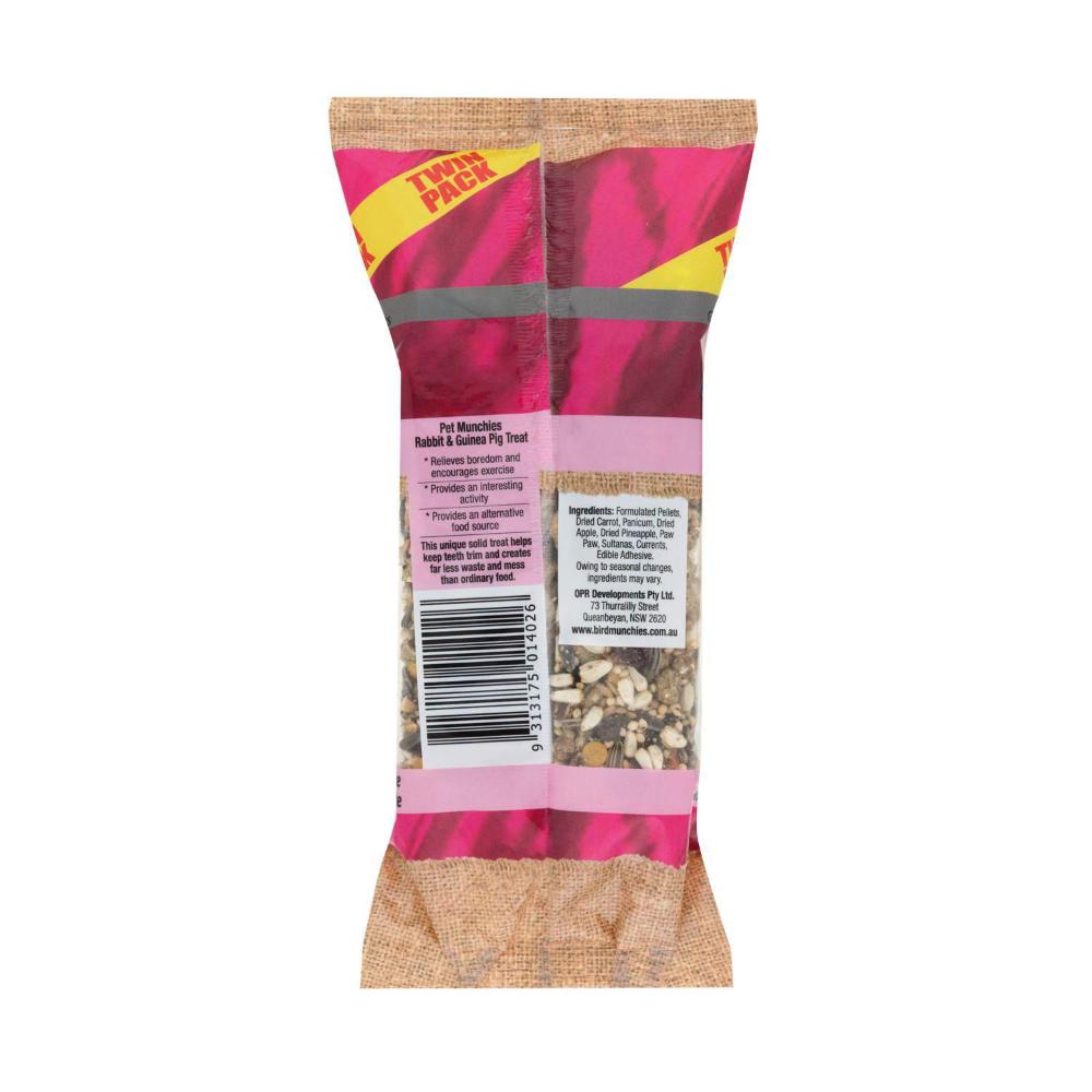 Pet Munchies Twin Pack Rabbit & Guinea Pig Treat - 180g