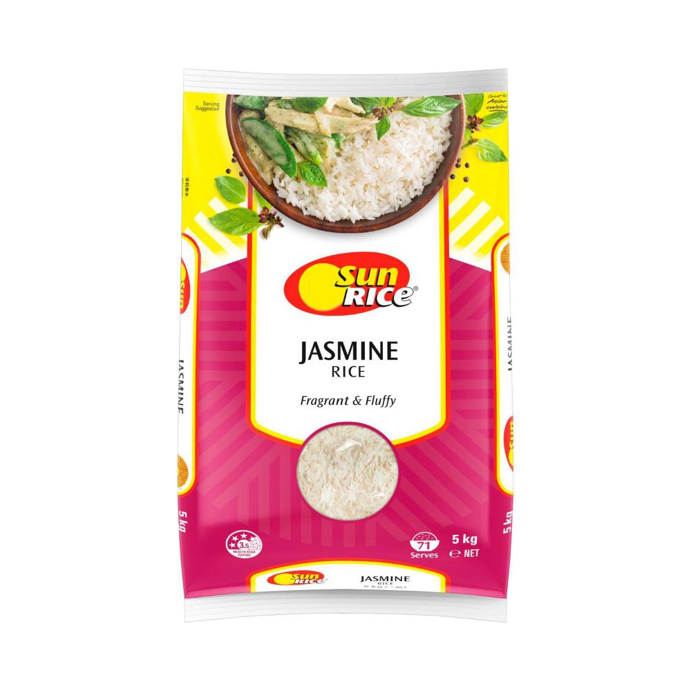 Sunrice Jasmine White Rice - 5kg