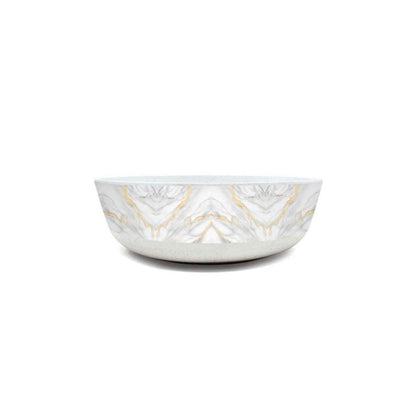 Lux And Bones Arthouse Collection Printed Bamboo Cat Bowl - 1 pack