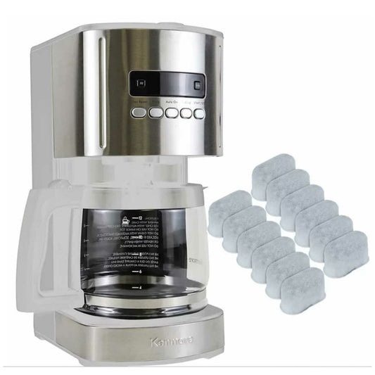 Kenmore Programmable 12 Cup Drip Coffee Maker KKCM12WAU White