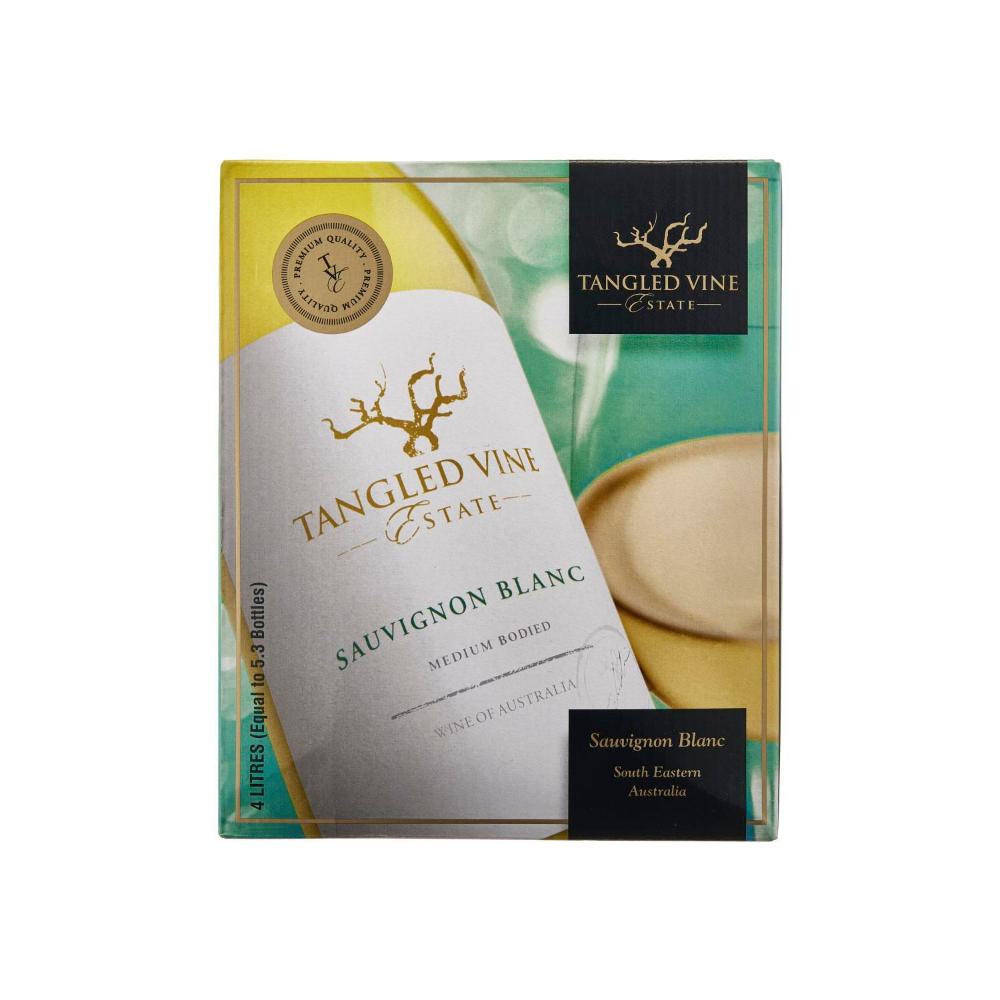 Tangled Vine Sauvignon Blanc 4l - 1 Each