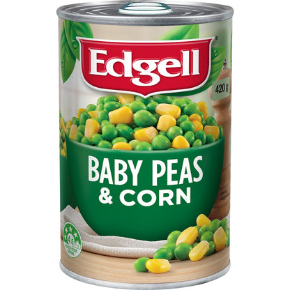 Edgell Baby Peas & Corn 420g
