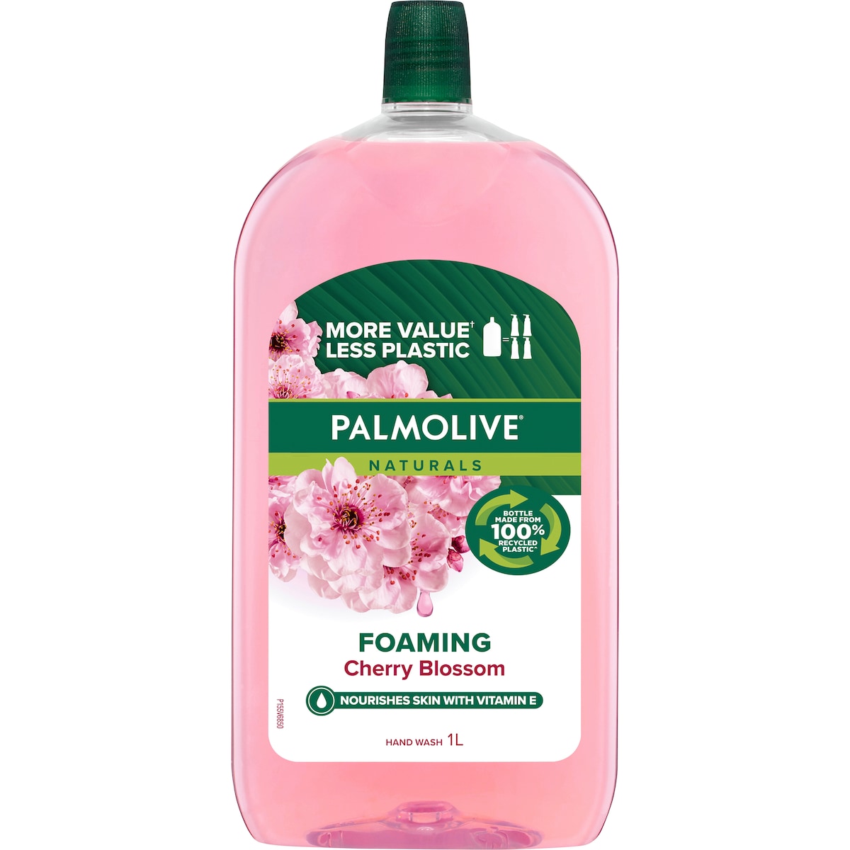 Palmolive Naturals Foaming Liquid Hand Wash Refill Cherry Blossom 1l
