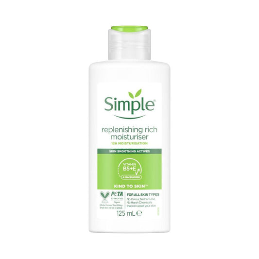 Simple Rich Moisturiser Replenishing Kind To Skin - 125mL