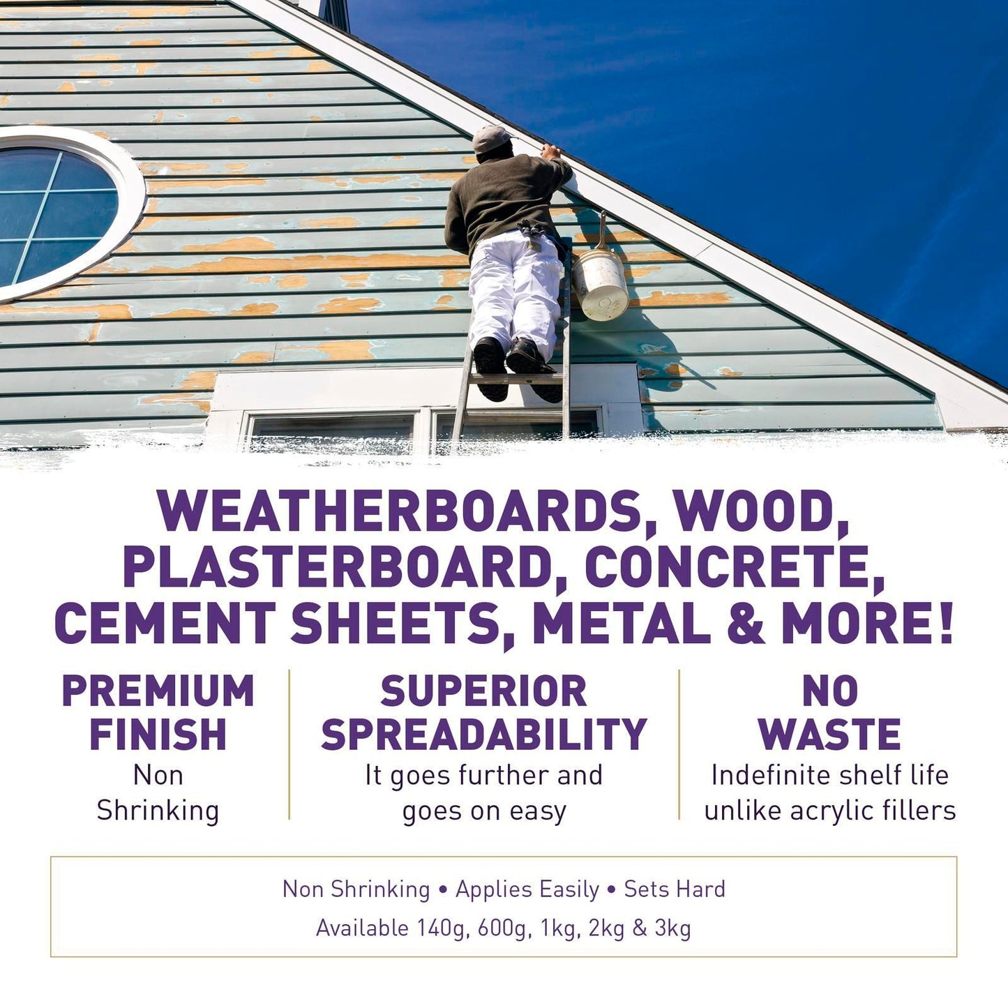 Earl's White Multfill Ready to Use Filler - 2kg