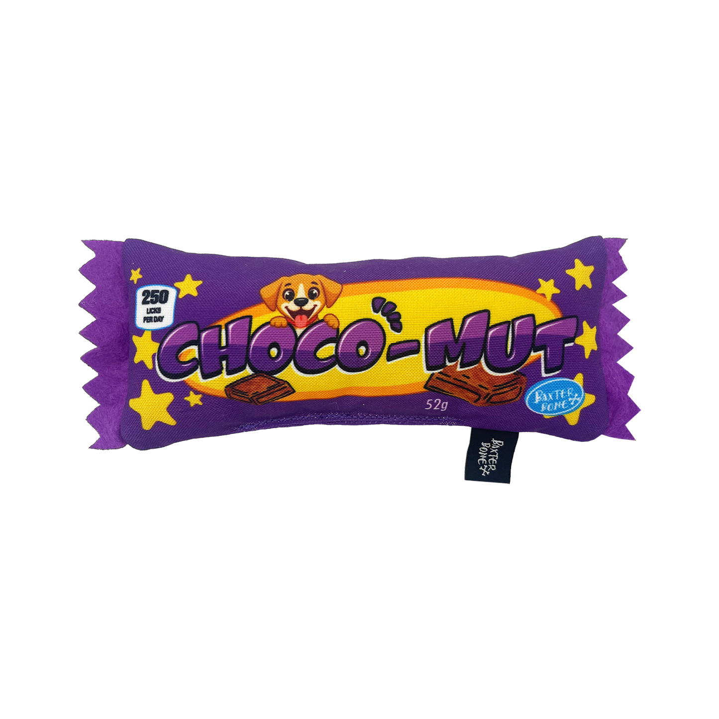 Baxter Bone Choco Mut Candy Bar Pet Toy