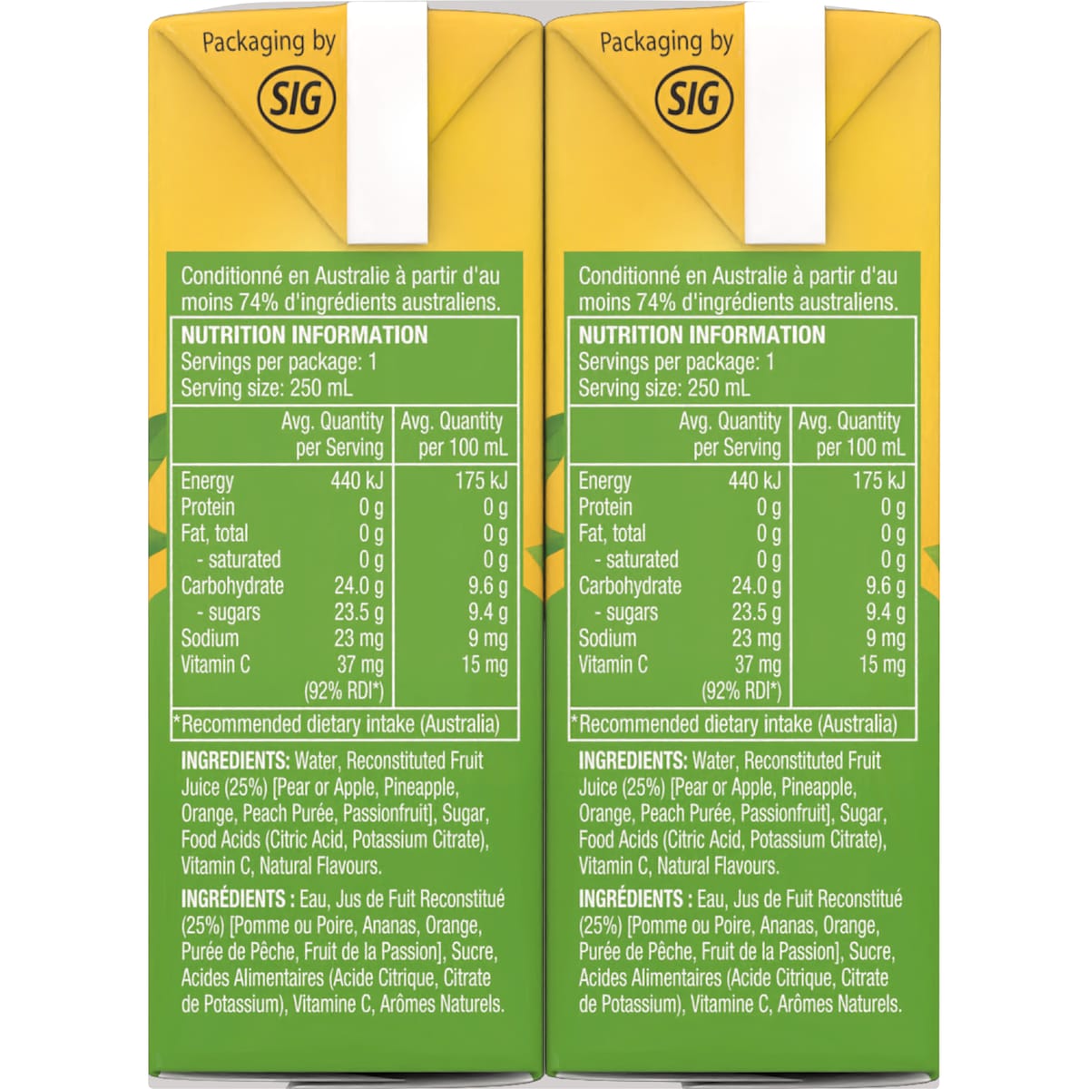 Golden Circle Tropical Punch Poppers 250ml X 6 Pack