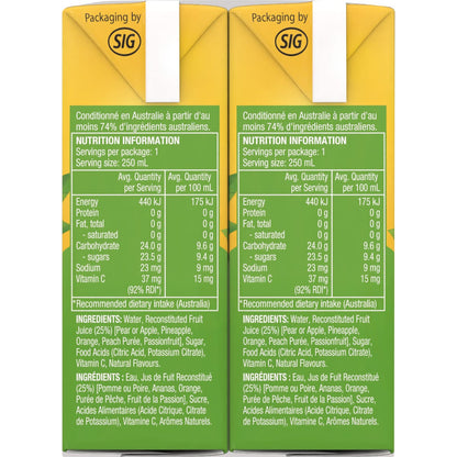 Golden Circle Tropical Punch Poppers 250ml X 6 Pack