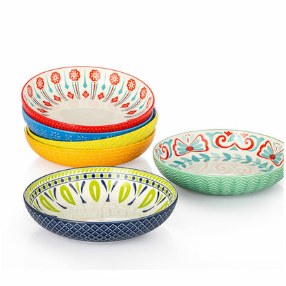 Signature Housewares Pasta Bowls 6 Piece Set 1, Stoneware 153mL