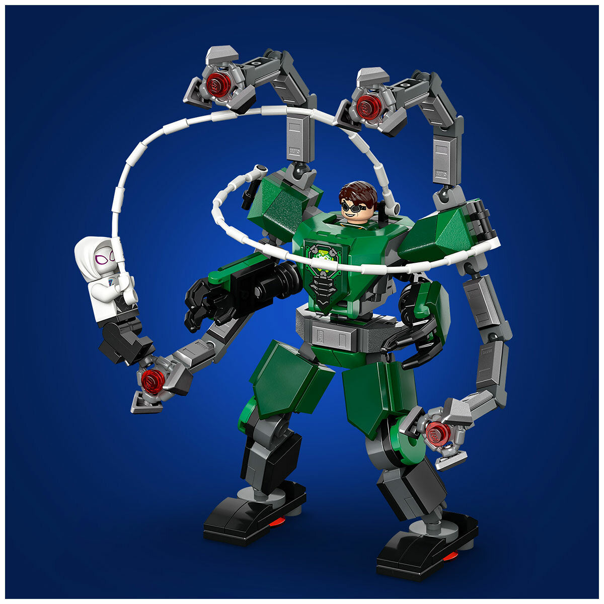 Lego Marvel Mech Battle Posable Spider-Man Vs Doc Ock 76338 315 Pieces
