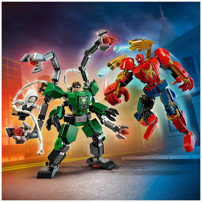 Lego Marvel Mech Battle Posable Spider-Man Vs Doc Ock 76338 315 Pieces