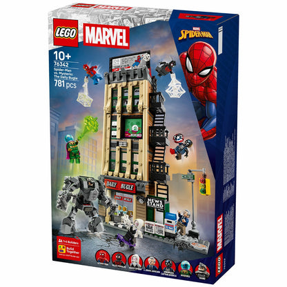 Lego Marvel Spider-Man Vs Mysterio Daily Bugle 781-Piece Collectable Set 76342