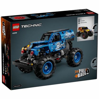 LEGO Technic Monster Jam Grave Digger Fire and Ice 42219 263-Piece Pull-Back Truck